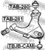 FEBEST TAB-280 Control Arm-/Trailing Arm Bush